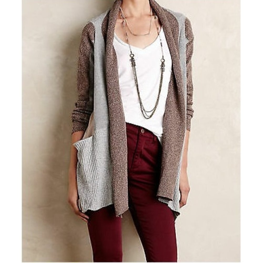 Anthropologie Sparrow Open Front Cardigan Sweater